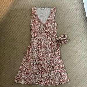 Lucky Brand Floral Wrap Dress